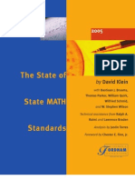 State Math Standards - Review - Fordham - 2005