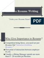 Effective Resume Writing Tips