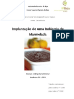 Implantação de Uma Indústria de Marmelada PDF