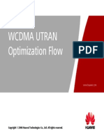  WCDMA UTRAN Optimization Flow