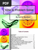 How to Problem Solve