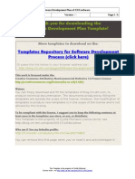 Software Development Plan Template