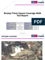 Maxis Berjaya Times Square Walk-Test Report Rev1