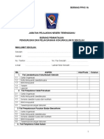 Borang Pemantauan Kokurikulum (Pindaan)