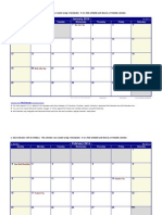 2014 Monthly Calendar With Holidays