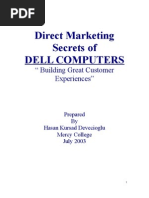 Direct Marketing Secrets of DELL COMPUTERS