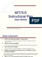 aet515 instructional plan pts i ii  iii