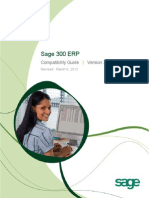 Sage 300 ERP 2012 Compatibility Guide