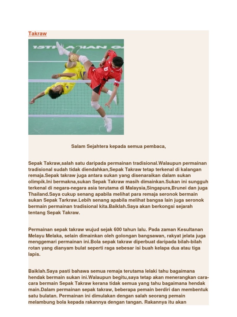 Sepak Takraw  PDF