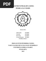 Download Laporan Resmi Pembuatan Tempe by nanaaha SN201497950 doc pdf