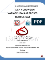 Analisis Hubungan Variabel Refrigerasi