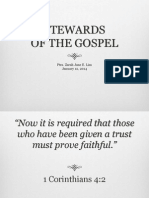 Stewards of The Gospel