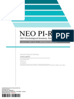 NEO PI R Profile Sample
