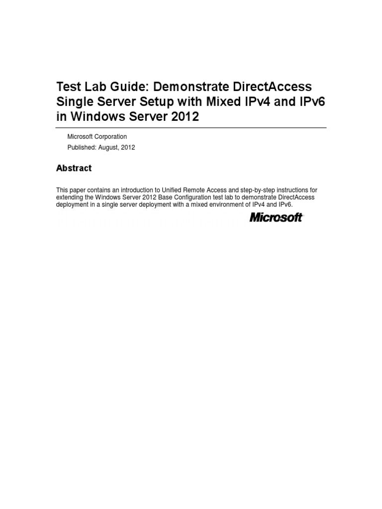 Windows server 2012 r2 test lab guide – windows server 2012 test lab ...