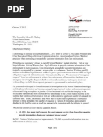 Markey Letter Oct 3 2013