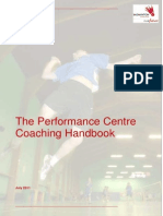 Performance Centre Coaching Handbook - July 2011