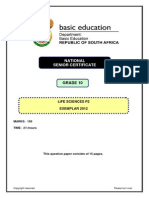 Life Sciences P2 GR 10 Exemplar 2012