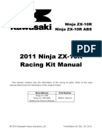 2011 ZX-10r Race Kit Manual