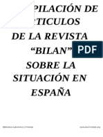 Bilan y La Situación Española