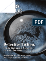 Detective Fiction From Victorian Sleuths To The Present M Lee Alexander