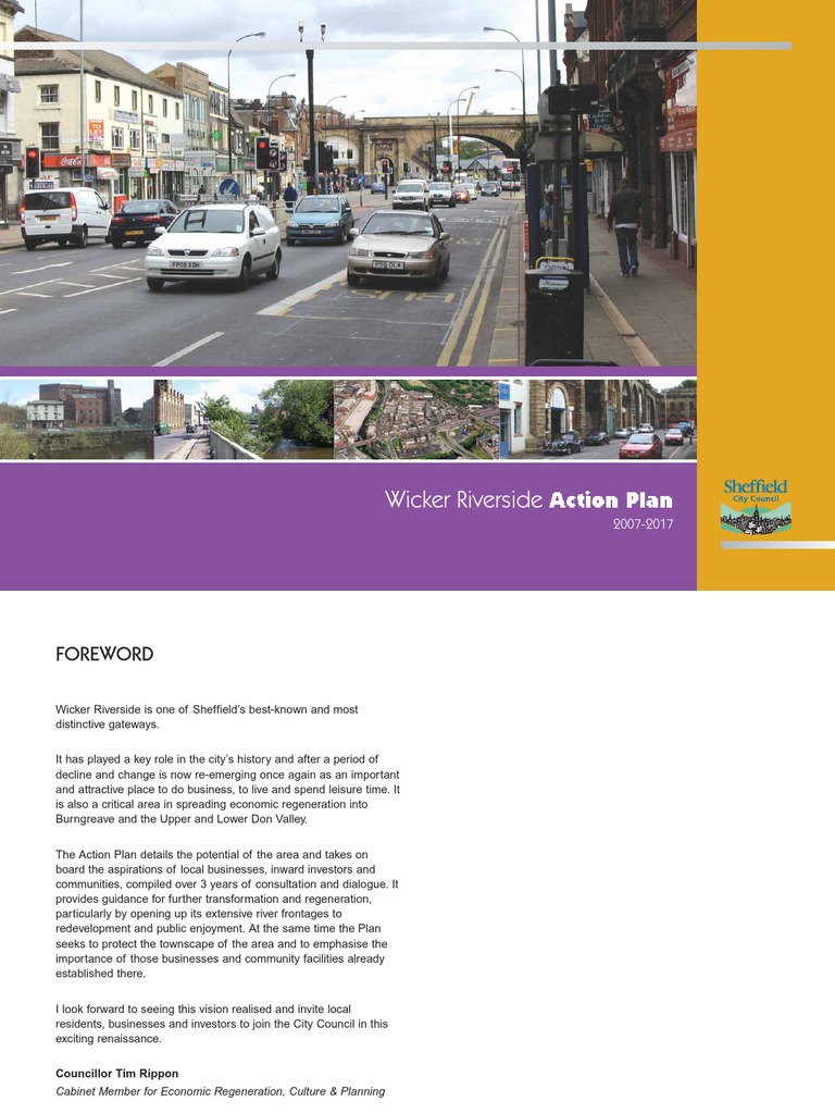 Wicker Riverside Regeneration Plan 2017 | PDF | Street | Traffic