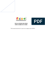 FICO Configuration-New Company Code 20090924