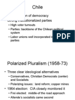 Chile: - Long Tradition of Democracy - Strong Institutionalized Parties