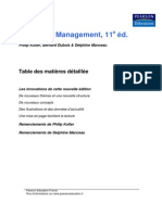 Marketing Management, 11 Éd.: Table Des Matières Détaillée