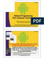 Network Programming: Part I (General Techniques) : For Live Android Training, Please See Courses