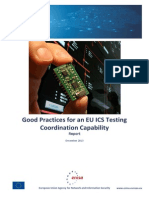 Good Practices For An EU ICS Testing Coordination Capability