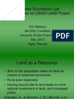 1999 Rwandan Succession Law Presentation