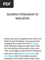 Sejarah Pengakap Di Malaysia