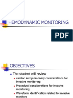 Hemodynamic Monitoring