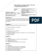 Programa de Trabajo Materia Estadistica INFERENCIAL