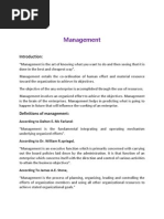 Management: According To Dalton E. MC Farland