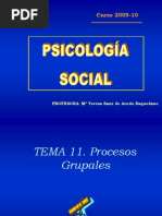 Tema 11 (Psicologia Social)