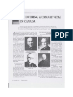 Recovering Humanae Vitae in Canada October 2010 Catholic Insight