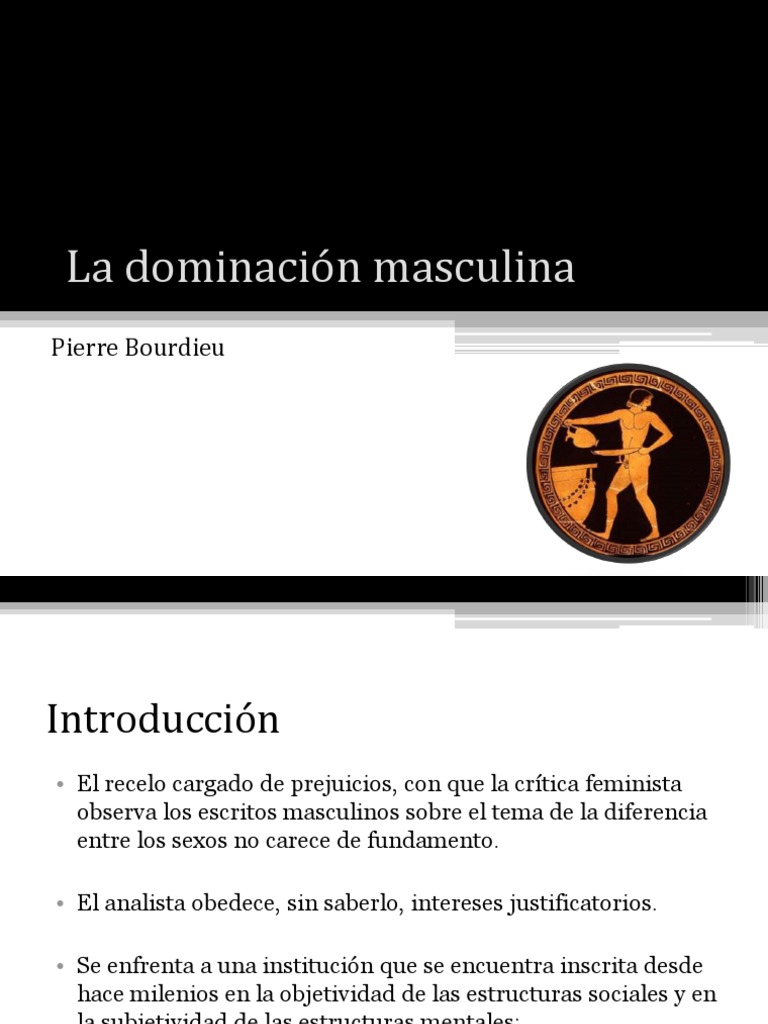 Pierre Bourdieu La Dominación Masculina Pdf
