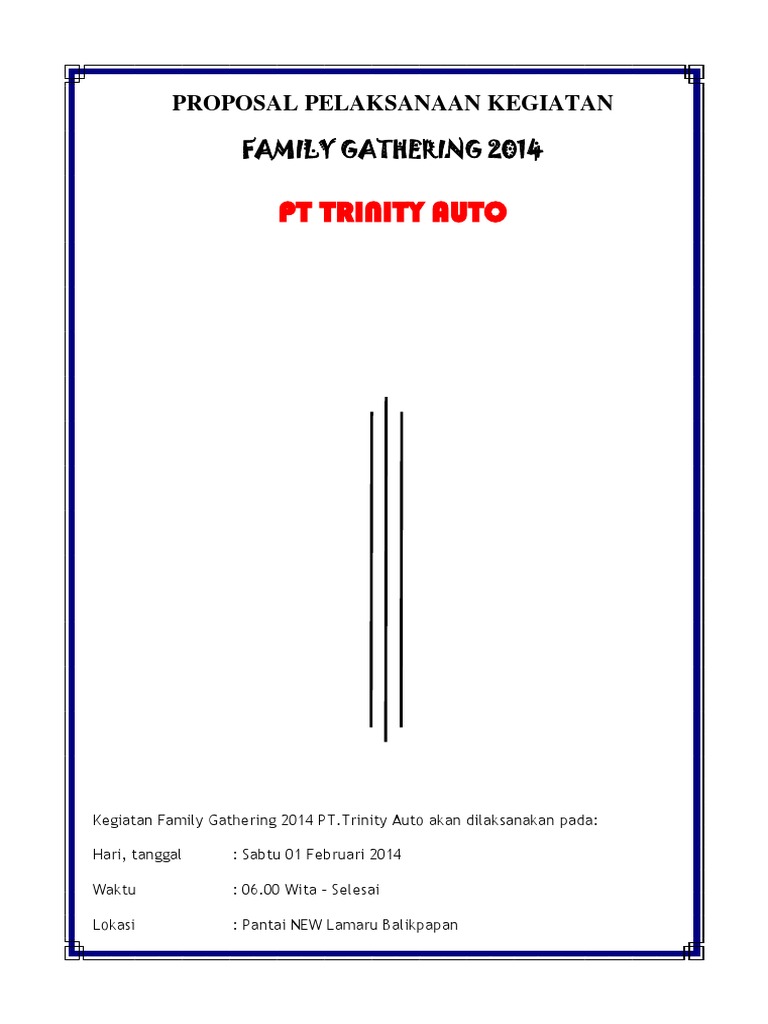 Proposal Family Gathering Doc