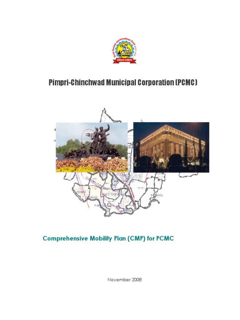 PCMC Comprehensive Mobility Plan 2008 | PDF | City | Transport