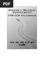 Download Owners Manual Supplement 2700 SCR Sun Cruiser by TTABKATA SN201649047 doc pdf