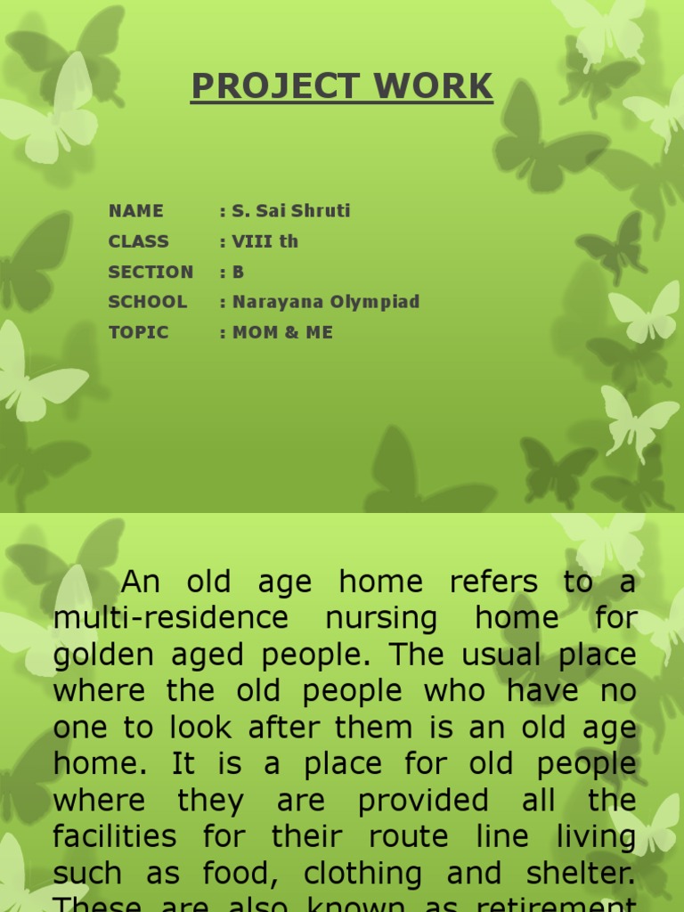Understanding Old Age Homes in India | PDF