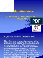 La Manufacturera: Cultural and Contemporary Art Magazine