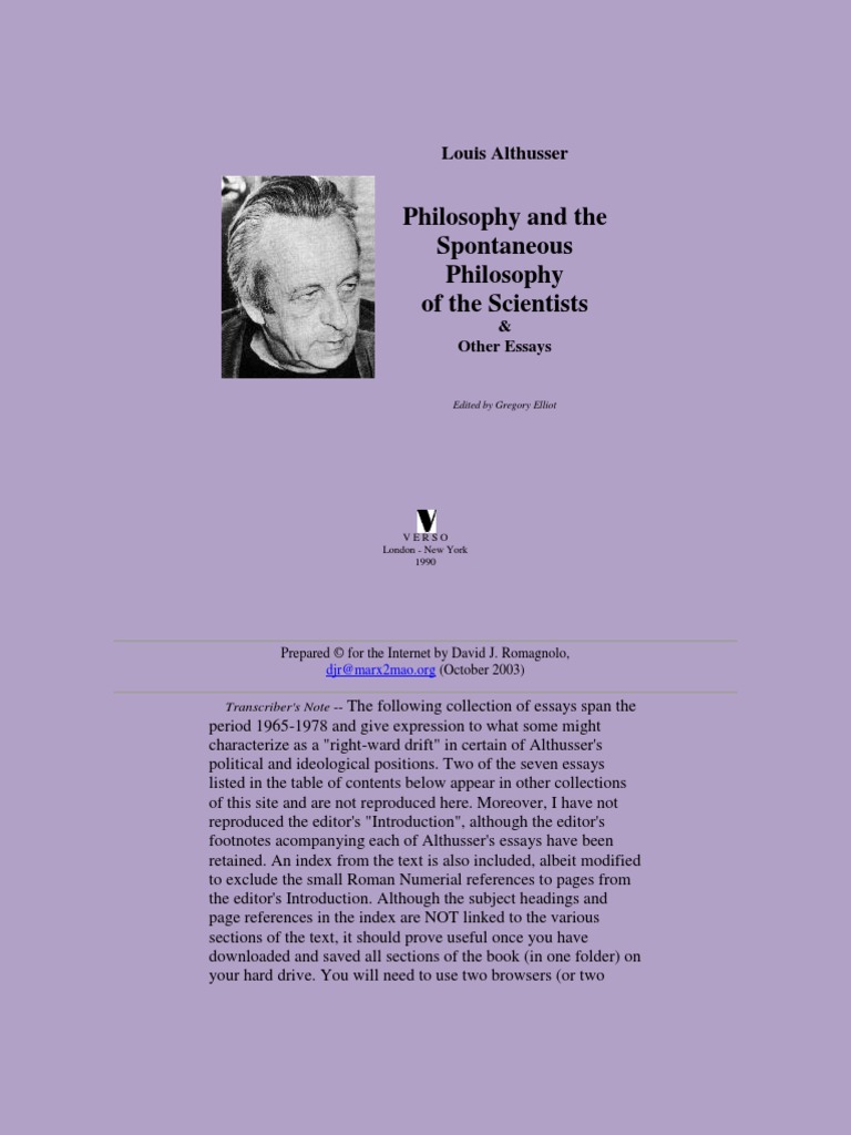 Louis althusser essay image
