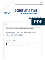 101 Frugal and Romantic Ideas for Anniversary _ One Cent at a Time