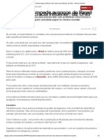 G1 - Impunidade Impede Avanços de Brasil Como 'Democracia Influente', Diz ONG - Notícias em Mundo