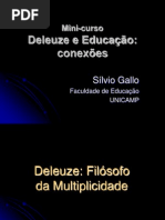 Deleuze e educação - conexões