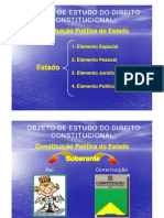 Módulo 01 - Aula 001 - (Teoria Da Constituição) - Objeto de Estudo Do Direito Constitucional