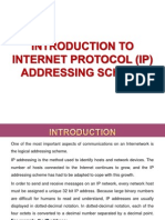 Introduction To Ipv4 Addressing Scheme