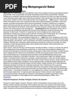 Download Faktor Faktor Yang Mempengaruhi Bakat by nurizalcure SN201676883 doc pdf